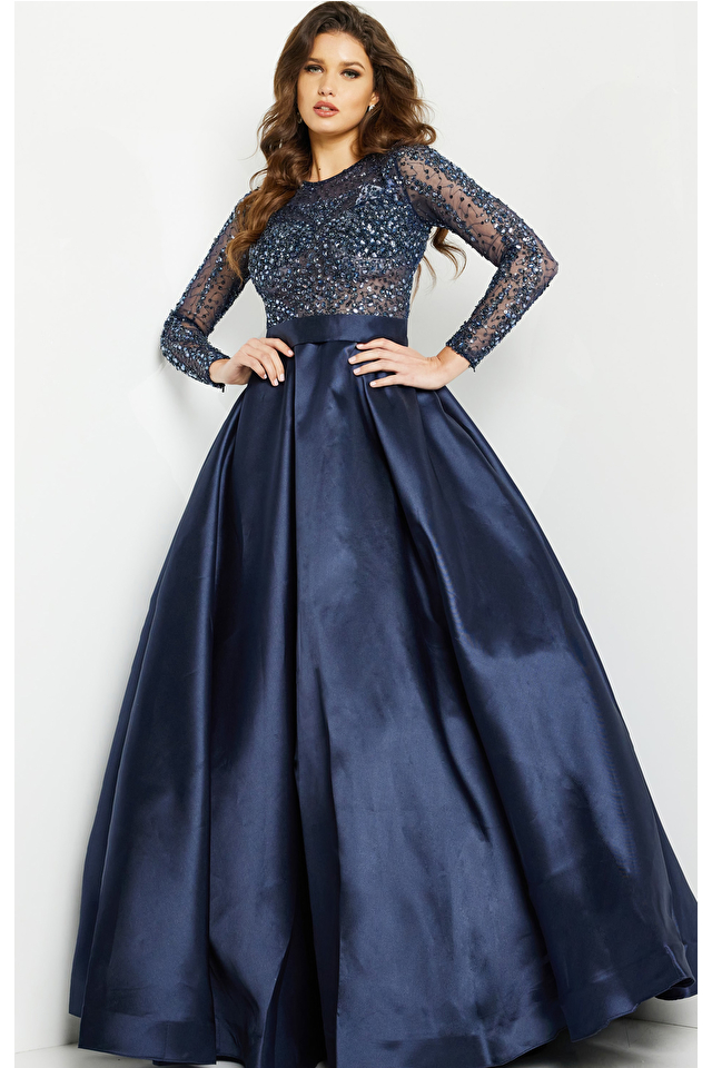 Navy best sale ball gown